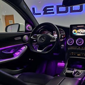 Mercedes GLC W253 LED Ambientebeleuchtung inkl. Einbau